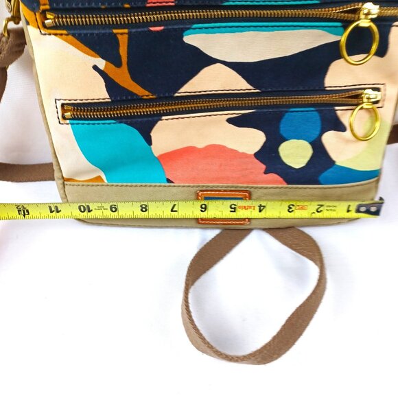 Fossil Crossbody Bag East West Satchel Purse - Picture 14 of 16